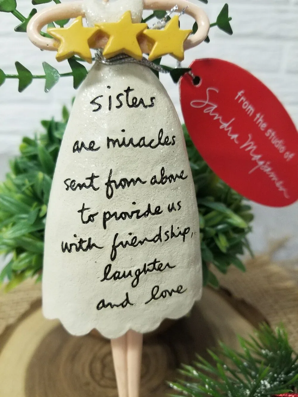 Sisters Angel Ornament